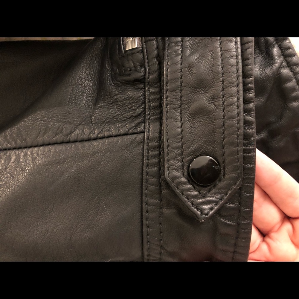 Additional photos of the All Saints leather jacket